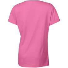 Gildan Ladies/Womens Heavy Cotton Missy Fit Short Sleeve TShirt (Azalea) - 100% Cotton - 藕粉色 - 查看 2