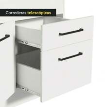 Gabinete Bajo Cocina Madesa Agata 150cm Sin Encimera Blanco 01 - Blanco - Ver 9
