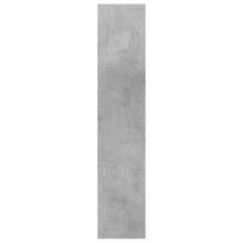 Concrete Grey Wall Shelf Engineered Wood 96x78 Cm Modern Storage Solution Stylish Home Decor - Grey - View 4