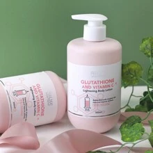 AILKE Whitening Und Black Spot Corrector,Körperpflegelotion,Mit Glutathion-Sheabutter-Kollagen,Schnelle Absorption,Anti-Falten,Glühender Hautton,Feuchtigkeitscreme Für Hände Und Beine 500ML/17.6oz - BODY LOTION 500ml - 查看 6