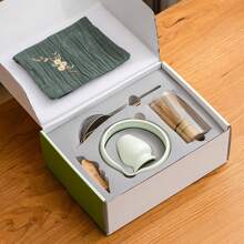 Set de té matcha de 4/5 piezas, tazón verde claro, juego de batidor de matcha, tazón de cerámica con vertedor para comenzar con el té matcha tradicional, para el hogar, restaurante, salón de té, fiesta de té, accesorios de té, de vuelta a la escuela