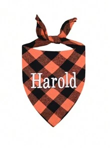 1PC spersonalizowana chustka dla psa haftowana nazwa niestandardowa chusta na szyję szalik dla psa trójkątne śliniaki chustka akcesoria do kostiumów dla zwierząt domowych dla małych średnich dużych psów kotów zwierząt domowych prezent urodzinowy