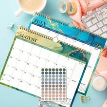 2025-2026 年挂历 - 2025-2026 年 18 个月挂历，2025 年 1 月 - 2026 年 6 月，8.5 英寸 X 11 英寸，2025-2026 年日历，带双线装订、挂钩、方块和儒略日期 - 彩色 - 查看 5