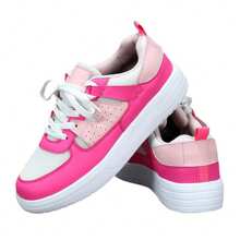 Comfortable Sneakers For Men And Women Suitable For Walking And Commuting White And Pink Lightweight  For Men And Women