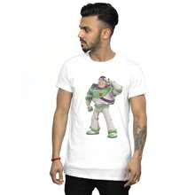 Disney Heren Toy Story Buzz Lightyear staand T-shirt (wit)