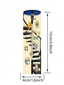 30 cái/bộ Mèo hoạt hình dễ thương Cuộc sống hàng ngày Đánh dấu trang giấy DIY Câu lạc bộ sách Quà tặng cho người đọc Đánh dấu trang Thư viện Văn phòng Đánh dấu trang, Đồ dùng học tập, Quay lại trường - Nhiều màu - Xem 2