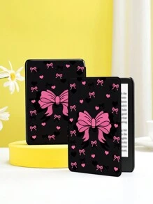 1pc Heart & Bow Patterned Protective Case With Auto Wake/Sleep Function, Suitable For Kindle NK 11/Kindle Paperwhite 5, Lightweight & Slim For Your Reading Device - Multicolor - View 2