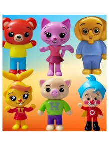 Juguete payaso plim plim y amigos - Multicolor - Ver 6