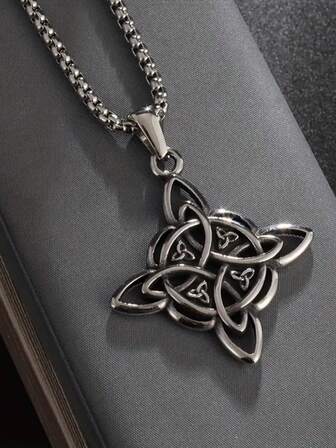 Witch Knot Necklace, Pendant Necklace
