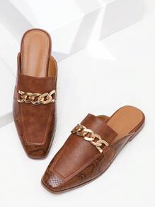 Vintage British Style Slip-On Loafers For Women, Comfortable Soft Leather Round Toe Flats