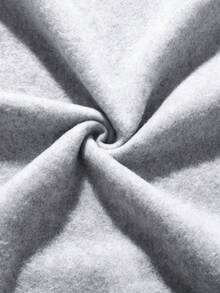 Customizable Sweatshirts For Women - Add Your Own Text And Imagery (Family Photos/Selfies/Pet Photos/Friend Photos) To Design Your Personalized Printed Sweatshirt, Baby/Couple/Family/Pet Photo Customized Family Member Sweatshirts, Personalized Comfortable Pet Sweatshirt, Custom Pet Sweatshirts With Cute Pet Photos, Pet Photo Printing, Custom Printing - Grey - View 6