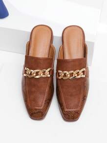Vintage British Style Slip-On Loafers For Women, Comfortable Soft Leather Round Toe Flats