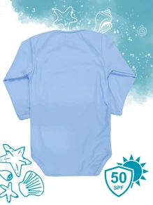 BABY BODYSUIT UV50+ PROTECTION - Baby Blue - View 2