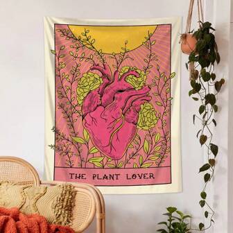 1 件情人节挂毯，温馨家居装饰，卧室装饰品 4 件圣帕特里克节幸运符三叶草枕套，水牛格子三叶草，粉色沙发饰边，单面，无枕芯