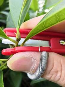 1 pieza/3 piezas/5 piezas Cuchillas multifuncionales para el pulgar, cuchillas para dedos, cuchillas pequeñas de guillotina, para la agricultura, jardinería, huerta, arrancar hojas, artes y manualidades, herramienta de aseo