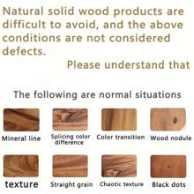 1 件/2 件加大号红木装饰托盘，矩形长茶盘，早餐拼盘，甜点架，适用于水果、面包、寿司、汉堡、咖啡、茶，适用于厨房储存、柜台托盘、节日派对、婚礼、食物服务