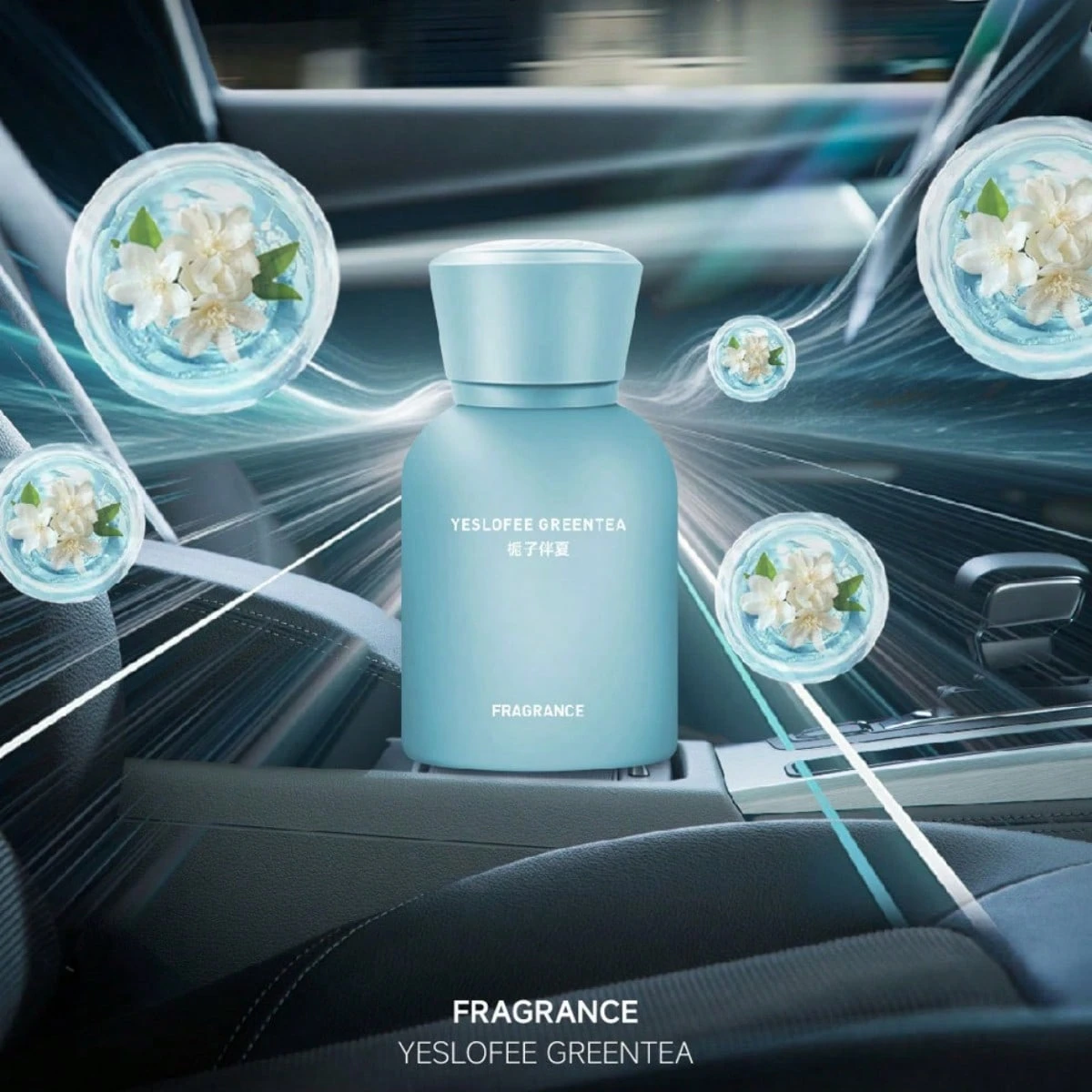 Parfum Voiture Noël - Désodorisant Auto Décoratif Rétroviseur | Aromathérapie Cèdre Agrumes, Cadeau Voyage