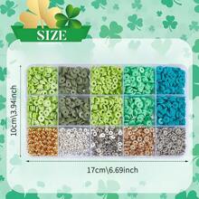 1350/4050+Pcs Clay Beads Jewelry Making Kit,Friendship Bracelet Kits Clay Flat Round Golden Silver Beads Flower Spacer Beads For Jewelry Bracelets Making Supplies DIY Crafts - Multicolor - View 4