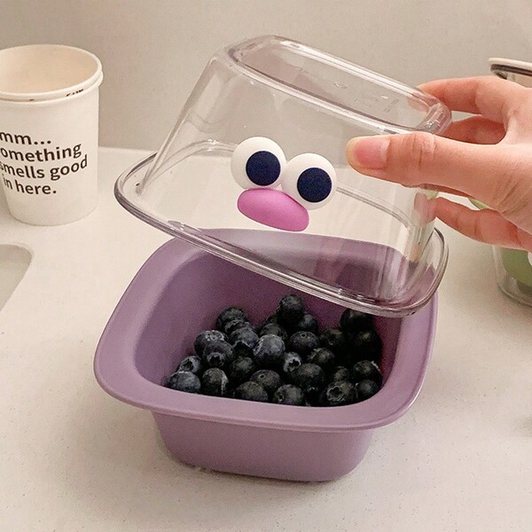 1pc Super Practical, Girly, Exquisite Mini Double-Layer Drain Basket, Fruit And Vegetable Washing Basket, Fruit Washing Tool, Cute Mini High-Quality Fruit Plate Drain Basin, Money-Saving Guide (Random Sticker, Slight Scratches, Normal Phenomenon)