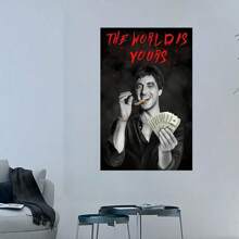 The World Is Yours' Canvas Art Poster  Perfect For Bedroom, Living Room, Or Home Office Decor - Framed - View 5