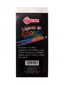 Pack Of 6 Tryme Pencil Sharpeners With Triangular Design And Duo Metallic Neon Colours. - Multicolor - View 3