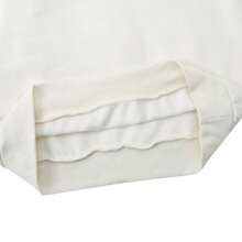 Puma ESS+ TAPE GOLDEN! Crew Fleece Sweatshirt, Casual Loose Fit Warm Pullover Long Sleeve Crew Neck Sportswear, 674346-65 - Pure White - View 5