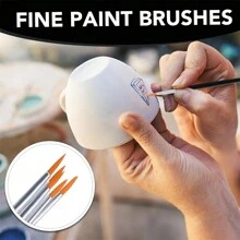 100pcs Black Nylon Hair Acrylic Paint Brushes With Flat And Round Tip, Suitable For Oil Painting, Watercolor, Face Art, Professional Set For Crafters, Acrylic, Oil, Watercolor, Canvas, Rock Art, Nail Art - Ideal For Artists And Hobbyists