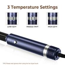 Ukliss Air Wrap Hair Styler - 5 In 1 Blow Dryer Brush With 60000RPM, Hair Dryer & Straightener For Quick Styling, Ideal For Curly & Straight Hair At Home Or Salon - UK Plug(220-240V) - View 9