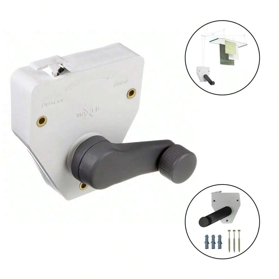 Crank Elevator For Laundry Clothesline White Color Powermax 10kg All Brands - White - View 1