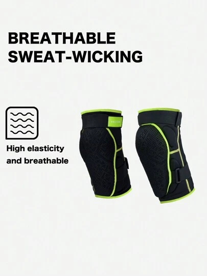 VECTOR MOTION Professional Skiing Knee Pads, Unisex Design, Breathable & Comfortable, Shock-Absorbing, Outdoor Sports Protective Equipment, Suitable For Skiing