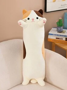 Molutian 可爱柔软长毛猫玩偶，办公午睡枕，睡眠枕，家居装饰礼品，儿童毛绒玩偶，蝙蝠毛绒玩偶，柔软可爱抱枕，万圣节，圣诞节毛绒靠垫，有两种尺寸可选