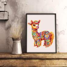 Hộp quà tặng bằng gỗ Alpaca Quà tặng tinh tế Hình dạng động vật không đối xứng Câu đố Cá nhân hóa Quà tặng độc đáo cho người cao tuổi Gia đình Trò chơi tương tác khó Câu đố, Câu đố bằng gỗ, Khối gỗ, Câu đố bằng gỗ - Màu be - Xem 4