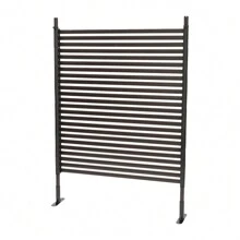 1PC Outdoor Privacy Fence Screen And Panels With Stand, Decorative Privacy Screen For Patio Balcony Backyard Garden, Freestanding, Brown - Black - View 10