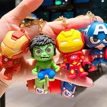 Superhero  Model Keychain The Avengers  Key Rings For Backpack Ornament Accessories Backpack For School Cartoon