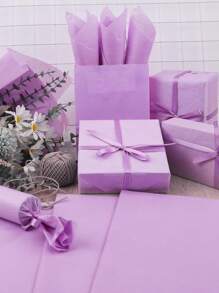 50pcs/10pcs-Purple Tissue Paper Bulk Sets, Festive Craft Paper, DIY Gift Wrapping Supplies, Birthday Wedding Party Decorations Festival Holidays,Mother's Day Bouquet Packaging,Easter, Graduation, Thanksgiving Day, Halloween, Christmas, Autumn Fall Gifts, Decorations