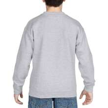 Childrens Unisex Heavy Blend Crewneck Sweatshirt (Sport Grey) - 50% Cotton/50% Polyester - Light Grey - View 2
