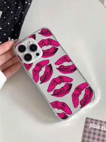 唇形防刮穿孔透明手机壳适用于 iPhone 16 Pro Max/11/12/13/14Plus/15Pro - 彩色 - 查看 4