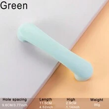 1/2 piezas Perilla/Tirador de gabinete/cajón de cerámica sólida, en lindos colores de macarrón, adecuados para habitación de niños, gabinete de cocina, armario, tocador, tiradores de puerta de gabinete, incluye tornillos