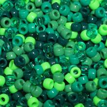 500 قطعة/العبوة خرز أكريليك ملون صغير مقاس 6x9 مم مختلط لسلسلة البوني، خرز ألوان لصنع الأساور الملوّنة (الكاندي)، سلاسل المفاتيح وأغراض الهواتف في عيد الحب، خرز فضفاض لتصميم المجوهرات واكسسوارات DIY - حبات المهر - مشاهدة 6