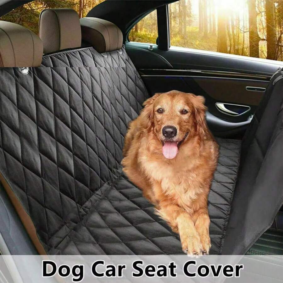 Dog Car Seats Cover Pet Protector Mat Rear Back Seat Hammock Mat Cushion - Black - View 1