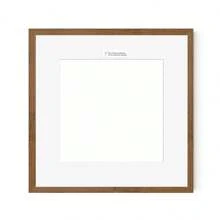 1个木纹30x30厘米/20x20厘米多照片相框，优雅方形相框，适用于墙面、人像画廊、墙面和桌面装饰！可悬挂或放置于桌面，多种尺寸可选，适用于8x8英寸、12x12英寸照片纸，是生日、毕业典礼等场合的理想礼物。