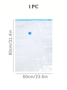 10/5/1pcs Vacuum Storage Bags, Travel Compression Bags, Transparent Compression Bags For Clothes, Bedding, Shoes Storage In Autumn/Winter, Waterproof PVC, Moth-Proof, Mildew-Proof, Suitable For Wardrobe, Bedroom, Bathroom, Space Saving Household Storage Bags, Travel Essentials
