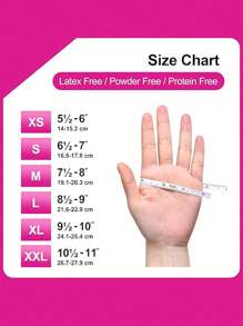 20PCS~100pcs Disposable Nitrile Gloves, High Elastic Thickening Hairdressing Pattern Embroidery Auto Insurance Repair Nitrile Gloves