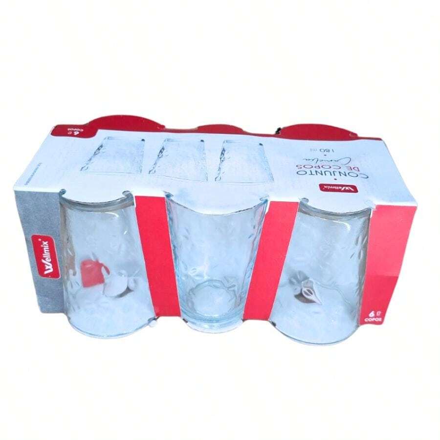 Glass Cup Set Set Of 6 180ml Juice - Water Units