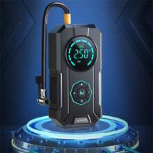 Mini Portable Digital Air Compressor - USB Rechargeable - Professional Tire Inflator, Digital Portable Air Compressor Pump - Black - View 11