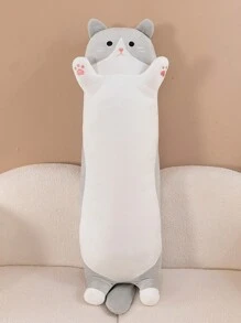 Molutian 可爱柔软长毛猫玩偶，办公午睡枕，睡眠枕，家居装饰礼品，儿童毛绒玩偶，蝙蝠毛绒玩偶，柔软可爱抱枕，万圣节，圣诞节毛绒靠垫，有两种尺寸可选