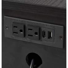 Better Homes & Gardens Juliet Nightstand With USB, New Products - màu đen - Xem 5