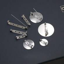 Juego de 10 alfileres de broche, alfileres de , alfileres de cuello, bases de flores, alfileres de solapa con broches para manualidades DIY y accesorios de joyería, accesorios para vestir, prendedor para ropa, bolso, regalo escolar