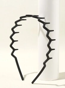 2pcs Wavy Toothed Headbands, Simple Anti-Slip Design, Suitable For Men And Women Hair Care And Makeup,Hairband,Hair Hoop ,Zig Zag Headband