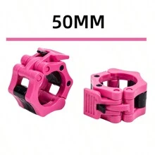 1 对杠铃夹 50 毫米举重夹 杠铃圈 哑铃快速释放夹 力量训练 健美 健身房 健身配件 - 彩色 - 查看 17